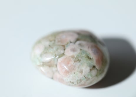【小さなお花畑】ブルーチェリーブロッサムアゲート ハート