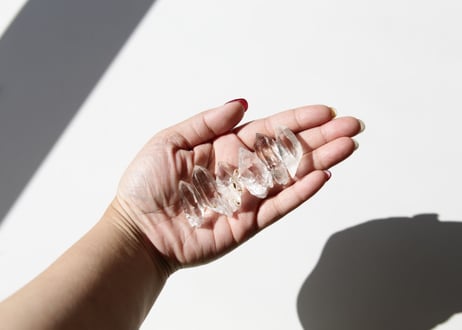 ガネッシュヒマール産水晶 ポイント（6個セット）【Himalaya】