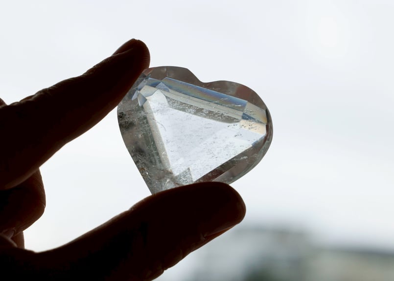 技封入❣️【大開運】レムリアンクォーツ ハート ※イベントクーポン