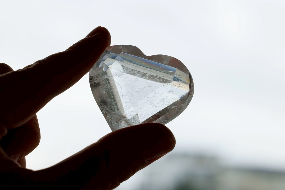 技封入❣️【大開運】レムリアンクォーツ ハート ※イベントクーポン