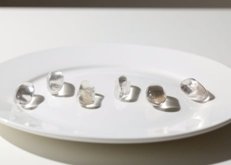 【新鮮な空気に入れ替える】ほそながいクリアクォーツ（6本セット）