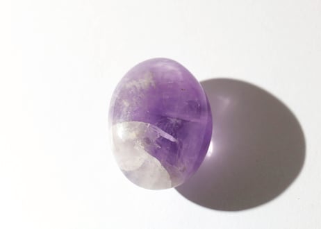 技封入❣️【金龍、金運の器が広がる】アメジスト 握り石 ※イベントクーポン使用不可