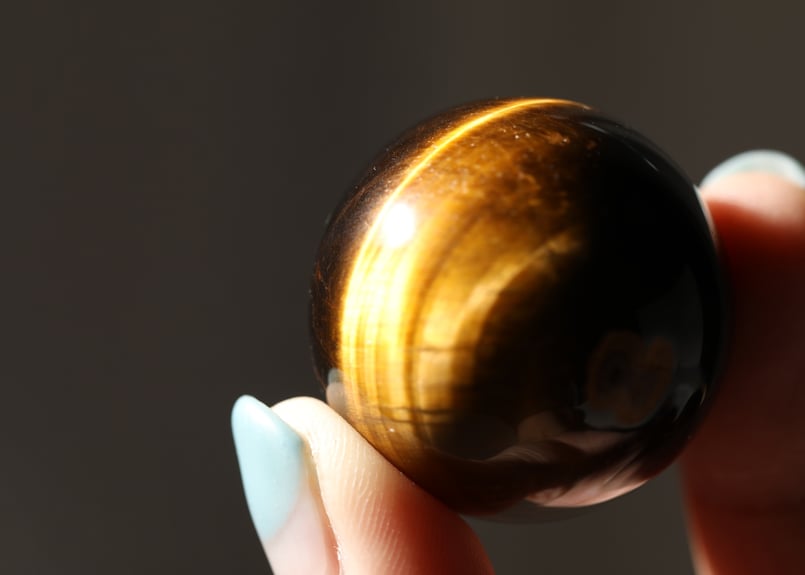 金を呼び込む】タイガーアイ スフィア | Y.S.Y24