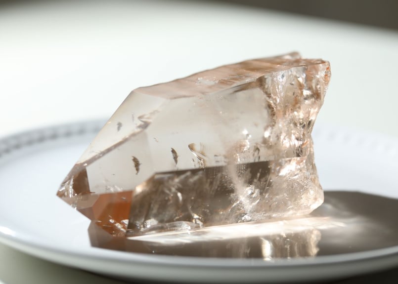 ゴイアス産 ハイクオリティタンジェリンレムリアンクォーツ 磨き | Y.S.Y24