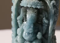 大技封入❣️【宝船】アクアマリン 両面ガネーシャ