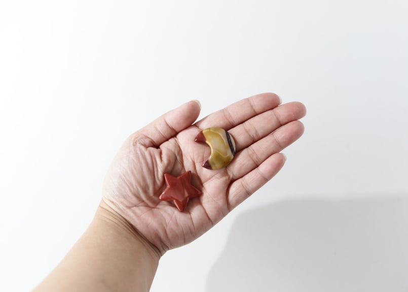 徳を積む】ムーカイトジャスパー 月と星 | Y.S.Y24