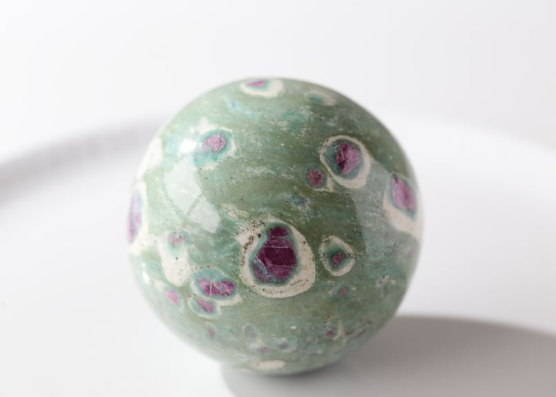 ルビーインフックサイト スフィア 丸玉 天然石 意識の変容】ルビーイン