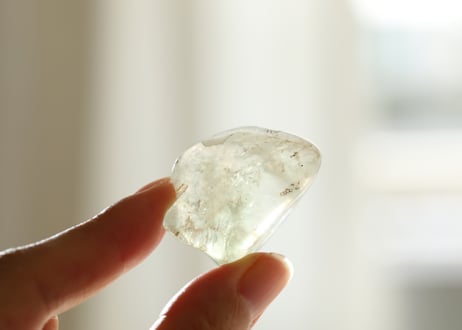 【許し愛する】グリーンアメジスト タンブル