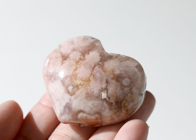 可愛い表現を楽しむ】チェリーブロッサムアゲート ハート | Y.S.Y24