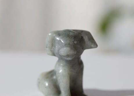 【悟りのシッディ入り】ラブラドライトの犬