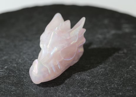 【森林浴】エンジェルオーラ ローズクォーツ ドラゴン