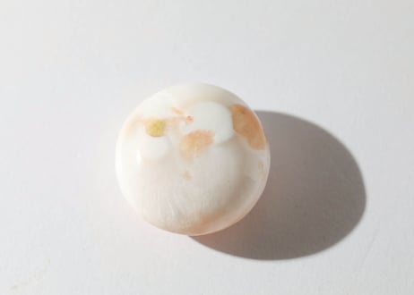 【必要なものすべてと繋がる「コネクション」シジル封入＆悟りのシッディ入り】ピンク＆ホワイトスコレサイト 握り石 オリジナルカードつき❣️ ※イベントクーポン使用不可