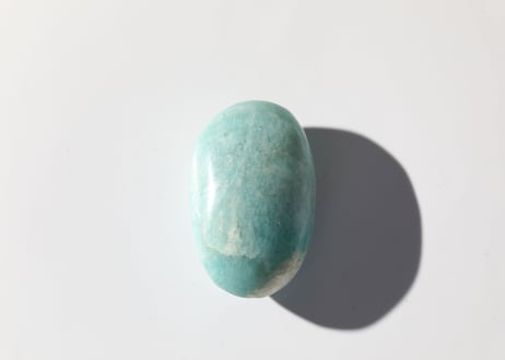 【healthy】アマゾナイト 小さな握り石