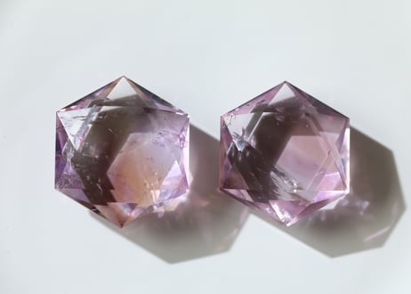 【CRYSTAL PATH クリスタルパス（魔法使いになる）シジル封入 オリジナルカードつき❣️】アメトリン 六芒星（1個） ※イベントクーポン使用不可