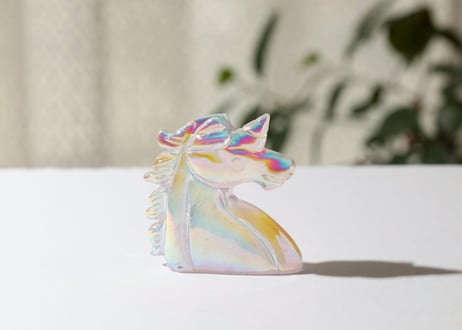 葉月ゆうによる技封入❣️【7億円のヒーリングエネルギー】エンジェルオーラ ローズクォーツ ユニコーン ※イベントクーポン使用不可