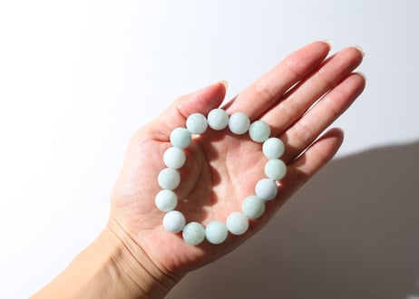 ミャンマー産 本翡翠 ブレスレット(16cm)