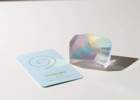 【CONNECTION つながり（必要なものすべてと繋がる） シジル封入 オリジナルカード付き❣️】エンジェルオーラ クリアクォーツ フリーフォーム ※イベントクーポン使用不可