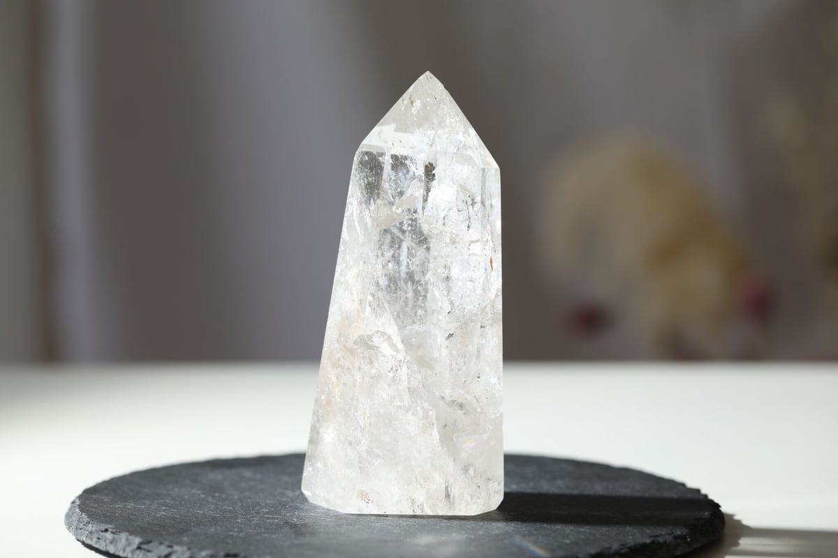 澄んだ景色】ホワイトガーデン入り レムリアンクォーツ磨き | Y.S.Y24