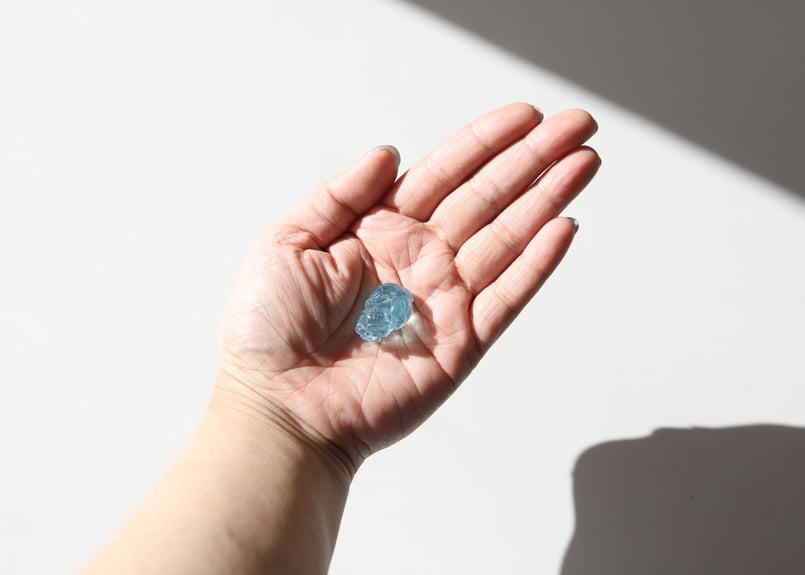 金龍、金運の器が広がる技入り！】ハイクオリティ アクアマリン