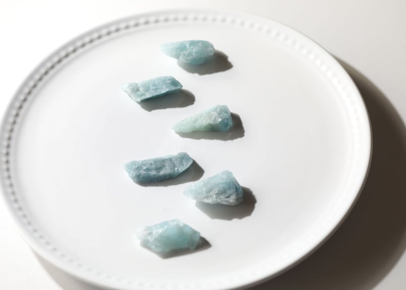 海の香り】アクアマリン 原石 (6個セット) | Y.S.Y24