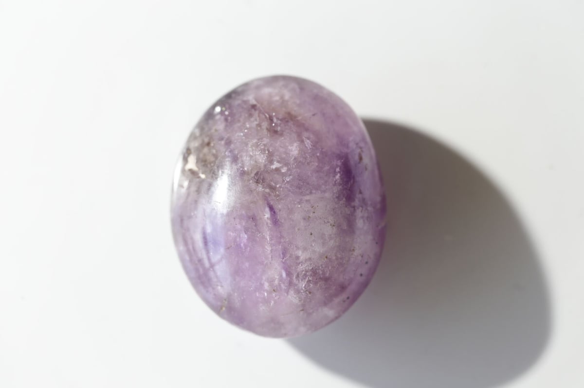 寄り添う】アメジスト 握り石 | Y.S.Y24