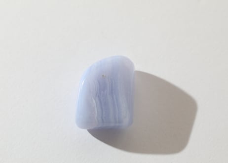 【優しい言葉】ブルーレースアゲート タンブル