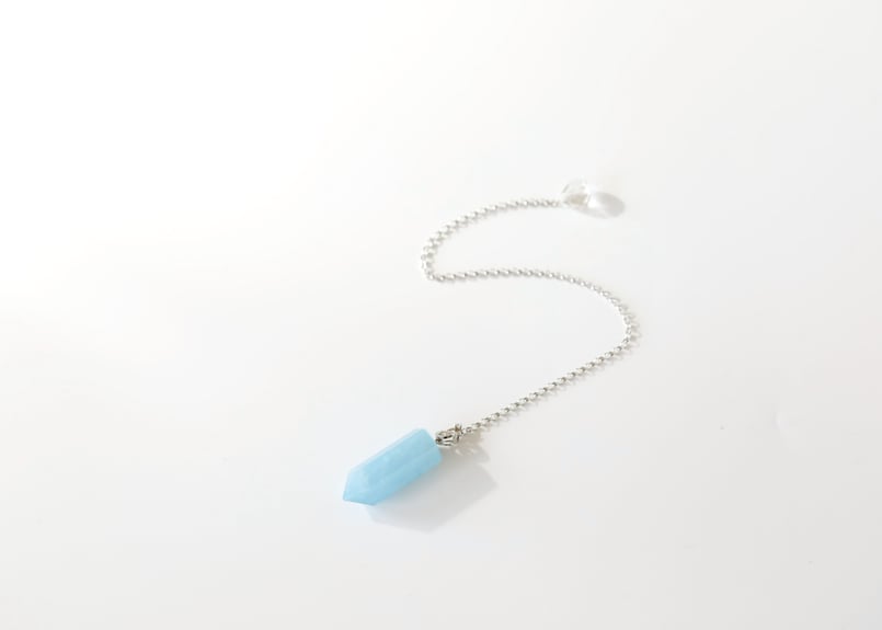 eternal】アクアマリンとクリアクォーツのペンデュラム | Y.S.Y24