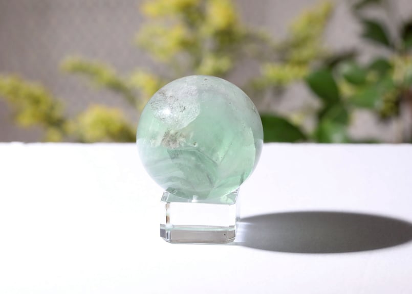 湖の源】フローライト スフィア | Y.S.Y24