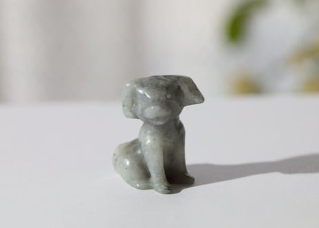 【悟りのシッディ入り】ラブラドライトの犬