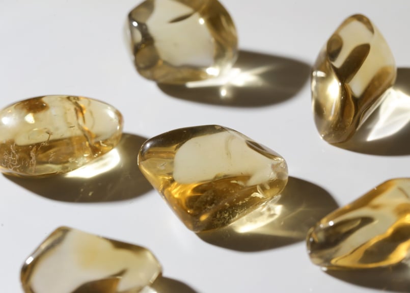 非加熱シトリン タンブル（6個セット）【ナチュラルエナジー】 | Y.S.Y24