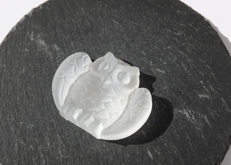 【雪の精】セレナイト ふくろう