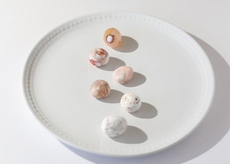 【幸せを数えて】チェリーブロッサムアゲート タンブル（6個セット）