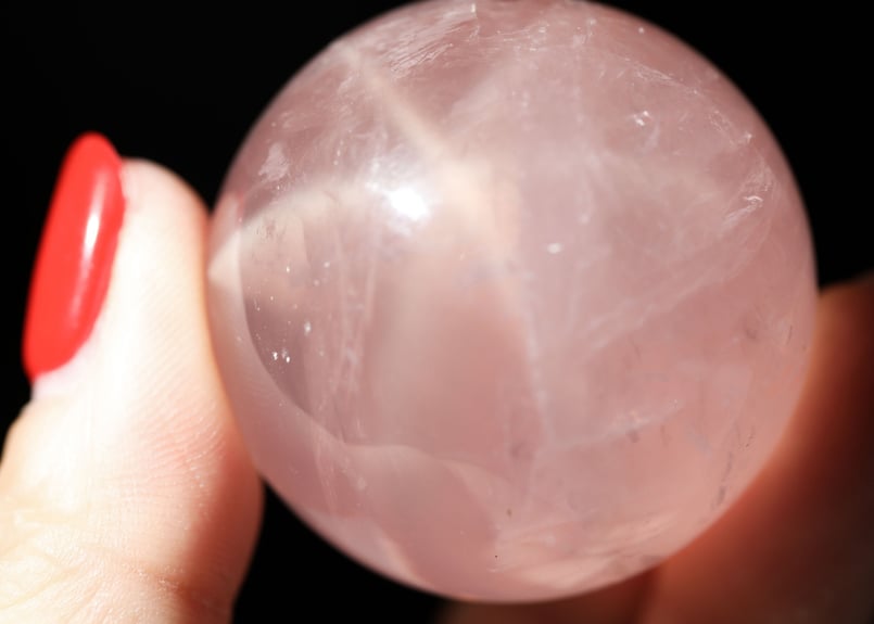 ローズスター】ハイクオリティ スターローズクォーツ スフィア | Y.S.Y24