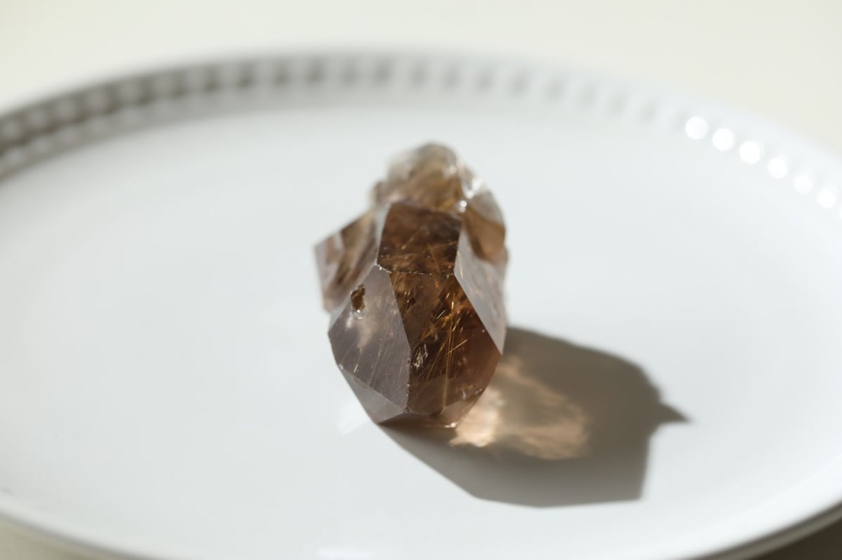 必要な石】スモーキー ゴールドルチル ガーデンクォーツ ポイント