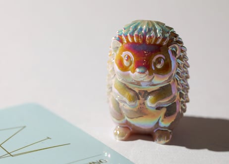 【CHAOSCLEARING カオス解消（自分を超えて成長する）シジル封入 オリジナルカード付き❣️】エンジェルオーラ ピンクオパール はりねずみ ※イベントクーポン使用不可