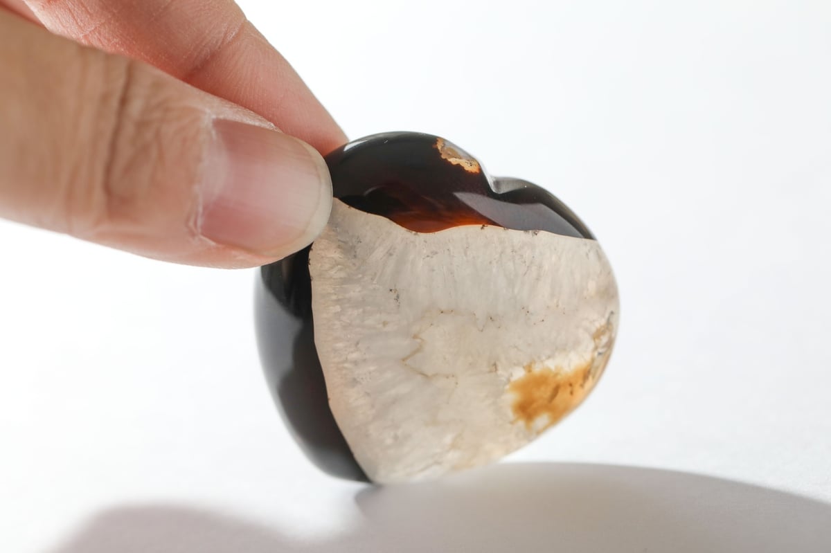 ブラックアゲート ハート 良縁に恵まれる】ブラックアゲート ハート | Y.S.Y24