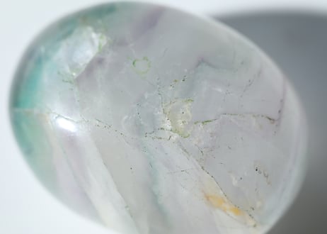 【溶け合う奇跡】フローライト 握り石