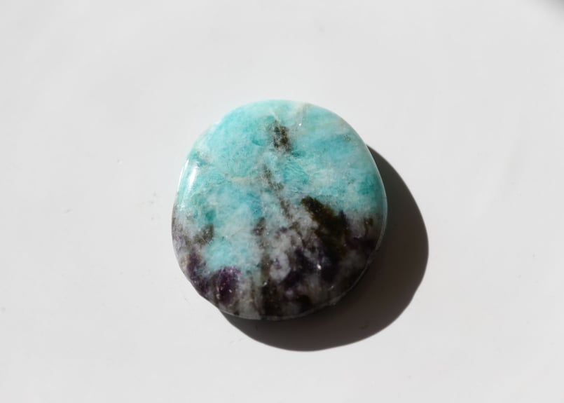 アマゾナイト in スモーキークォーツ 【どこまでも寄り添う】 | Y.S.Y24