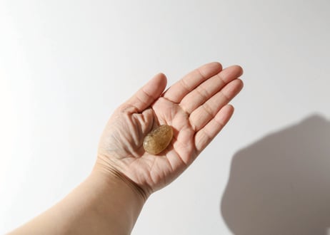 【CONNECTION つながり（必要なものすべてと繋がる）シジル封入 オリジナルカード付き❣️】ナチュラルシトリン タンブル ※イベントクーポン使用不可