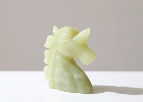 天然石アマゾナイトのユニコーンご購入前に在庫確認必要　彫り物F.87 天然石アマゾナイトのユニコーンご購入前に在庫確認必要 彫り物F.87