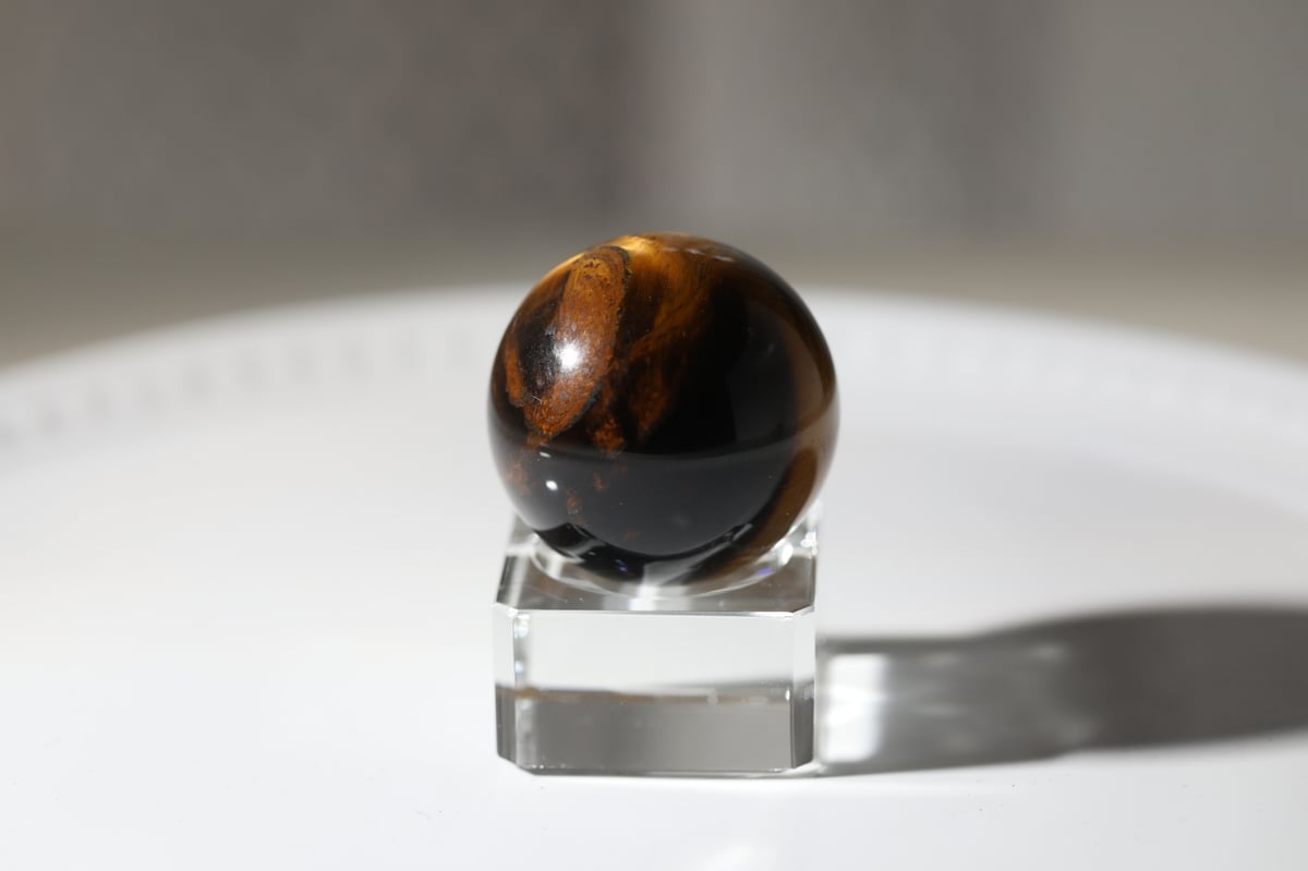 金を呼び込む】タイガーアイ スフィア | Y.S.Y24