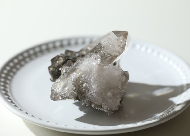 モンブラン産 スモーキークォーツ☆ クリアクォーツ☆ kcジョーンズ ☆ 水晶 モンブラン産 スモーキークォーツ☆ クリアクォーツ☆ kc