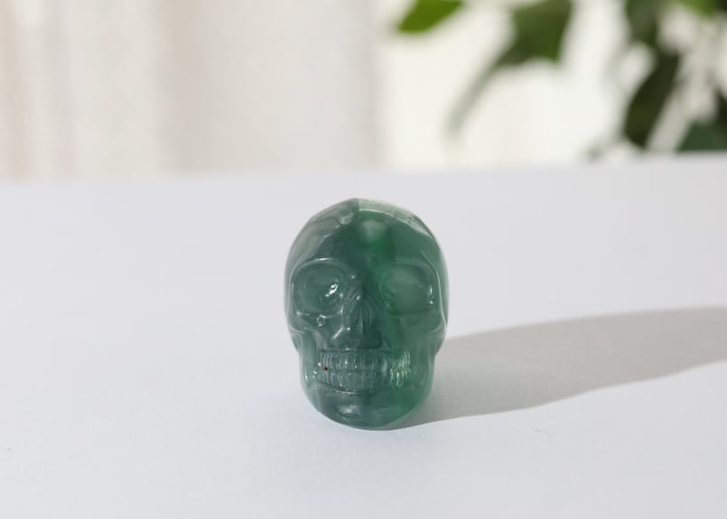 聖なる閃き】グリーンフローライト スカル | Y.S.Y24