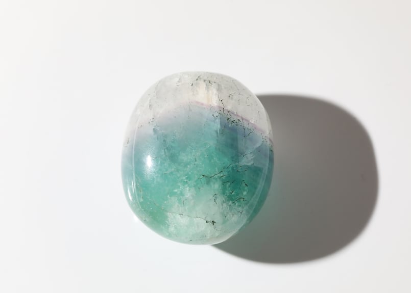 sufiakun様　高品質　マンゴーフローライト　ハート　握り石 フローライトの握り石 | Y.S.Y24