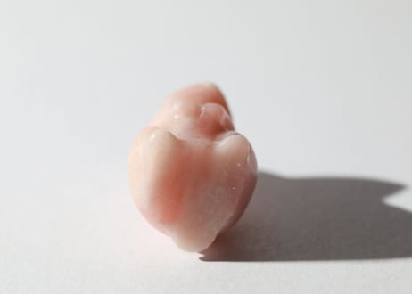 【飛躍する】ピンクオパール うさぎ