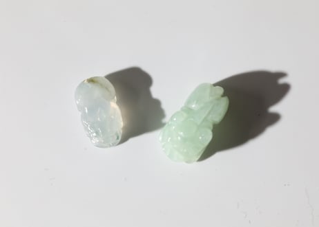 【調和が満ちる】ちび翡翠 ヒキュウペア