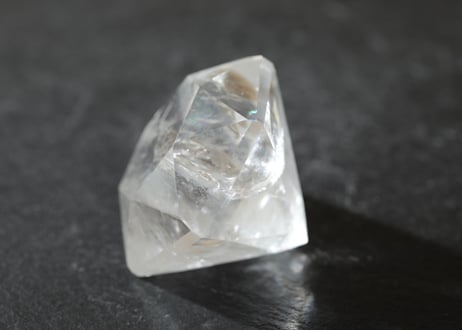虹入り クリアクォーツ 六芒星カット