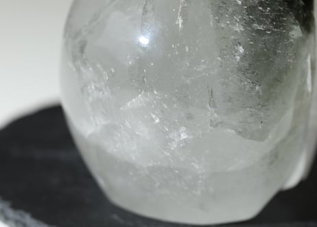 大技封入❣️【空海】虹入り クローライト イン クォーツ ビッグスカル ※イベントクーポン使用不可