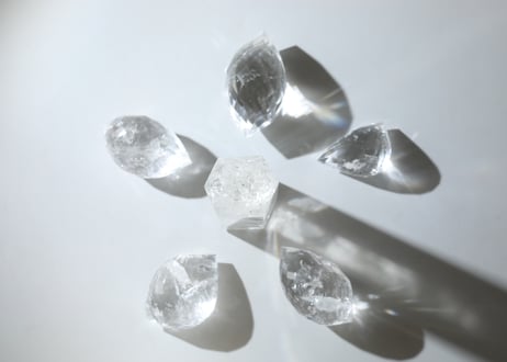 たくさんの技封入❣️【特注❣️Y.S.Y24の奇跡のグリッド】虹入り バイーア州産 レムリアンクォーツ E ※イベントクーポン使用不可