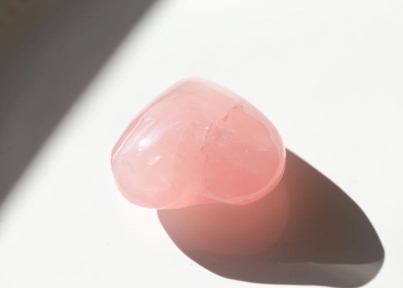 濃いピンクのローズクォーツ ハート 【ときめき】 | Y.S.Y24